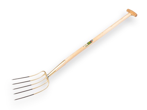 [911078] Mestvork OFFNER 5 tands brons, met ATLAS T-steel 100 cm