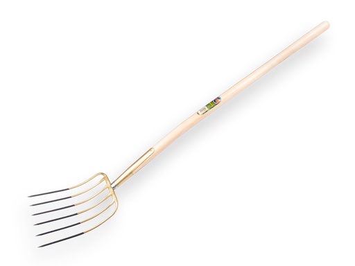 [915255] Mestvork OFFNER 6 tands brons, met ATLAS knopsteel 135 cm