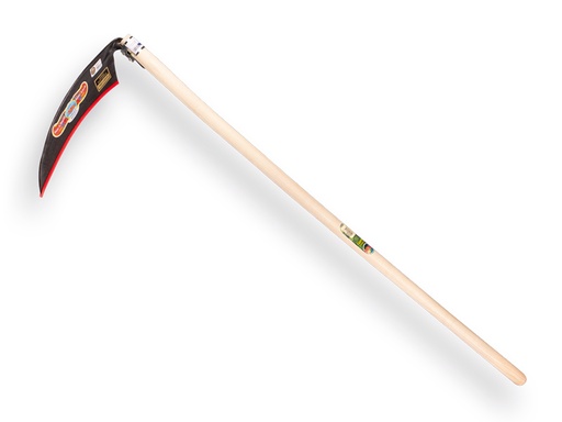 [920452] Graben-Sense - Kanten-Sense OFFNER Zwei Rinder 45 cm, mit ATLAS Schaufelstiel 140 cm