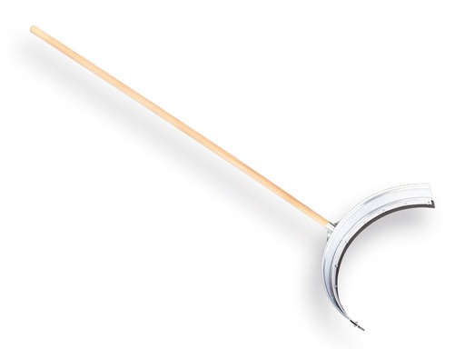 [928095] Mestschuiver PROLINE gebogen 89 cm, met ATLAS steel 160 x 3,2 cm