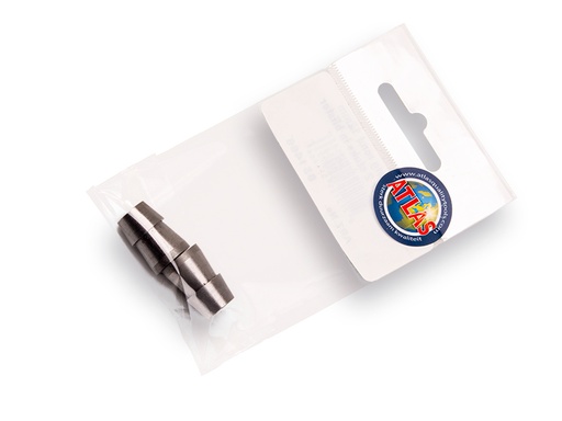 [651466] Ringkeil ATLAS Metall Verpackt pro 2 Stück, Breite 12 mm