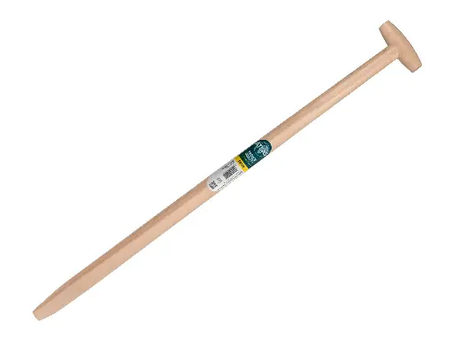 [210405] Schaufelstiel ATLAS 100 cm, mit durchgestecktem T-Griff, für Wurzelspaten - Polygator