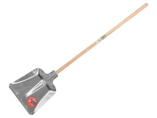 [790072] Ballastschop PROFI aluminium nr 9, Duits model, bladmaat 38 x 38 cm, met Atlas batsesteel 140 cm